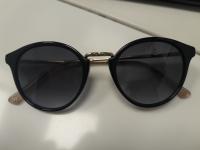 CS1616/2025 BLACK AND GOLDEN SUNGLASSES - BRAND NINA RICCI